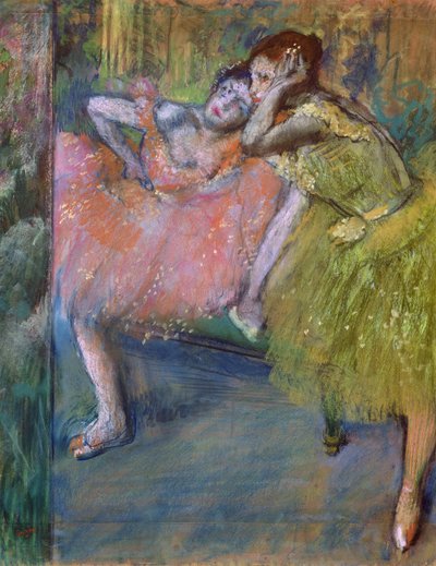 Deux Danseuses dans le Foyer, vers 1901 - Edgar Degas